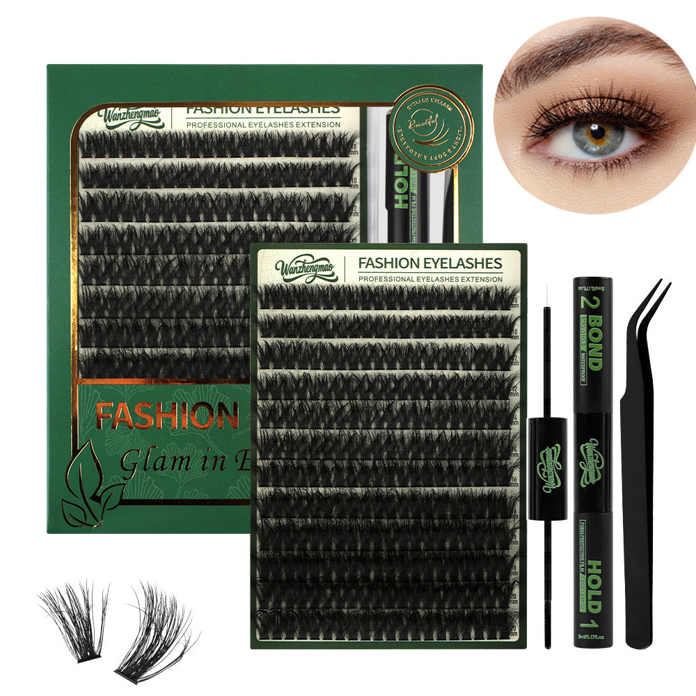 Popularno ki Evropa thaj ki Amerika: 3D D-Curve cluster lashes—naturalno dikhipe, voluminozno, DIY fan-style lashes.